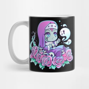 The Cute Creepy Nun Mug